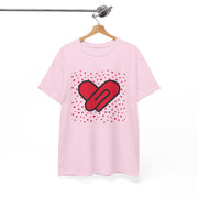 Romantic Heart Graphic Unisex Heavy Cotton Tee