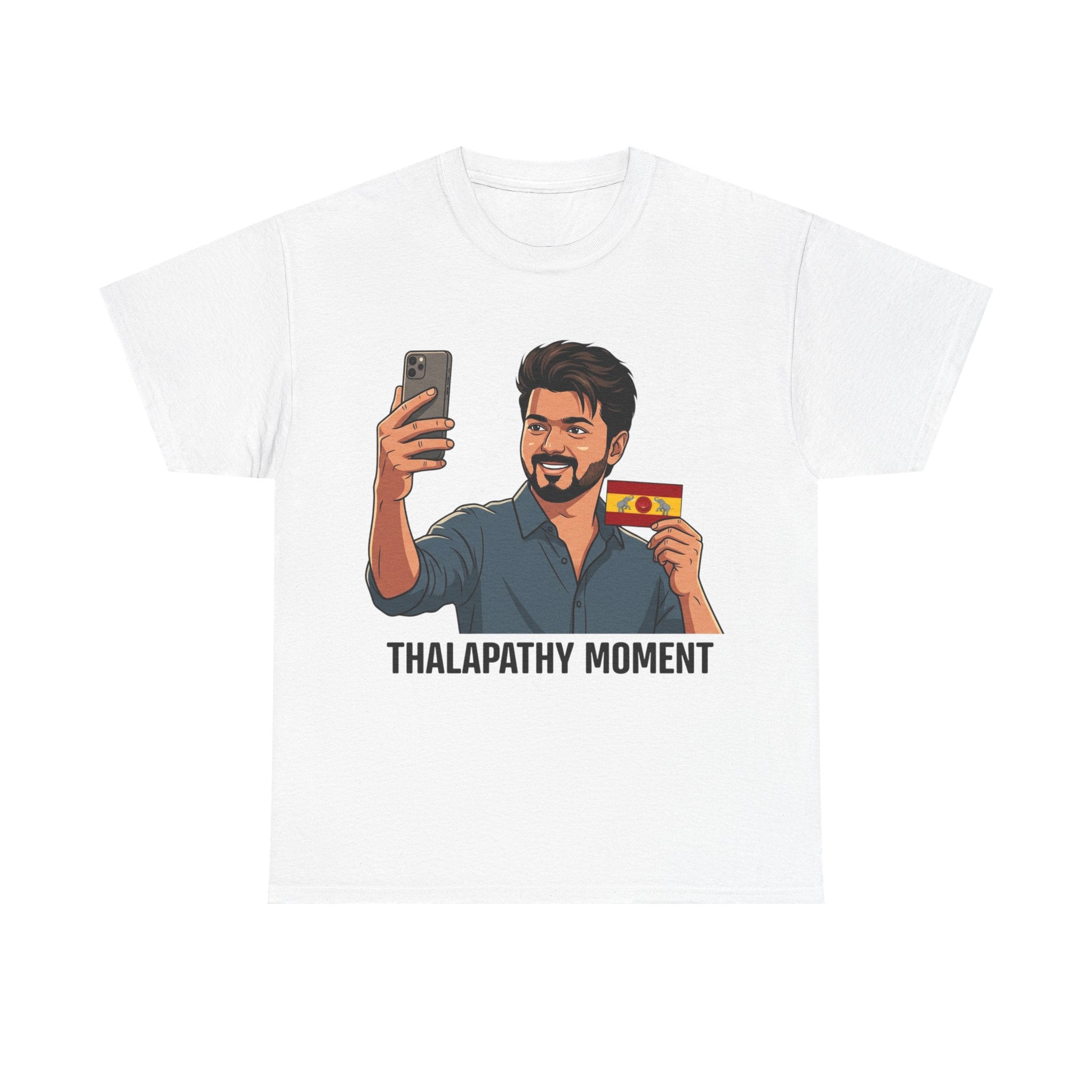 Selfie Vijay Holding TVK Flag Graphic Tee