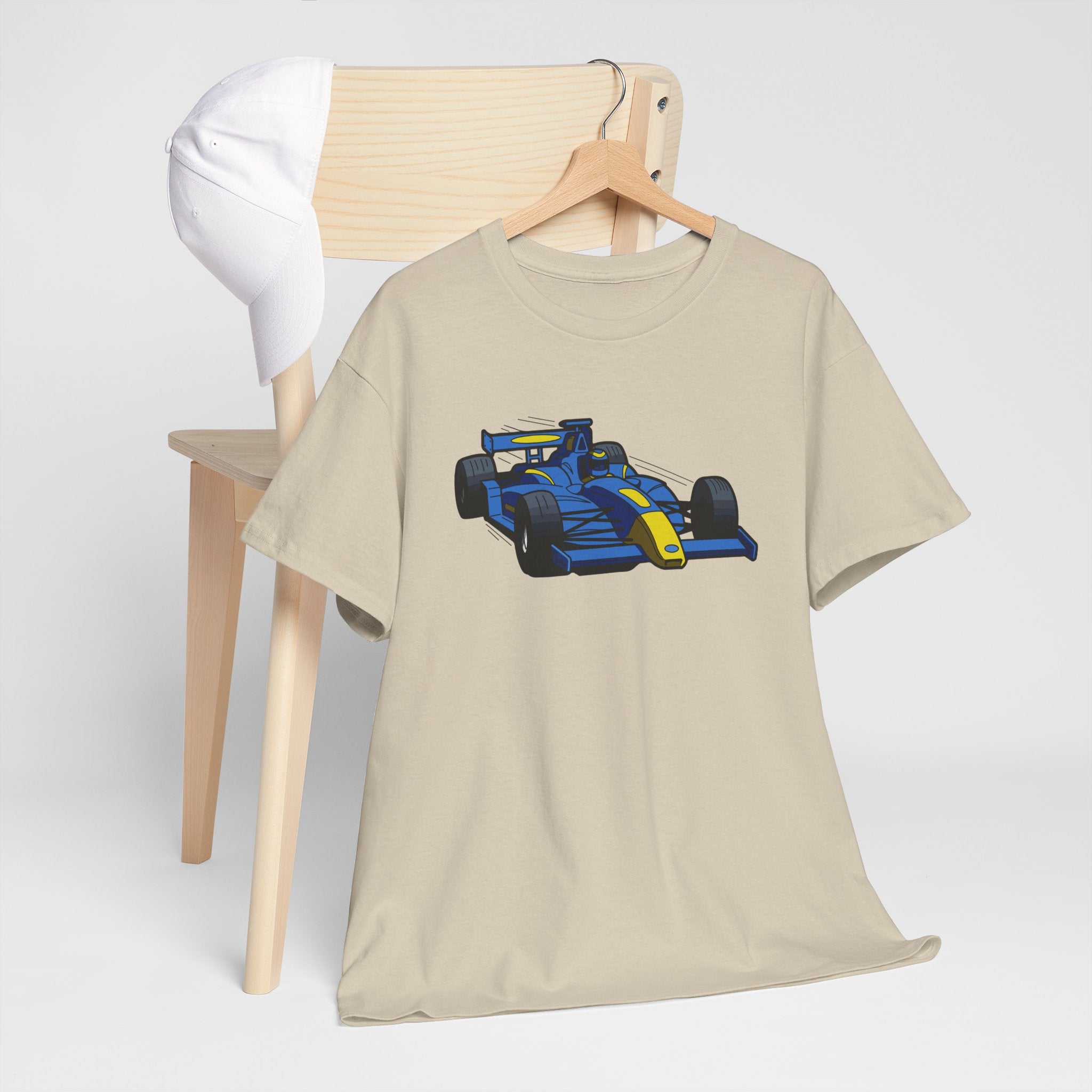 Racing Car Unisex Heavy Cotton Tee - Perfect Gift for Motorsports Enthusiasts
