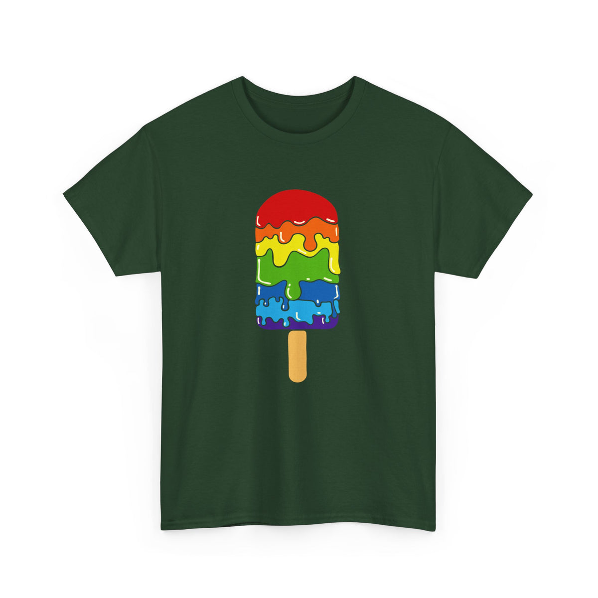 Rainbow Popsicle – Summer Graphic Tee