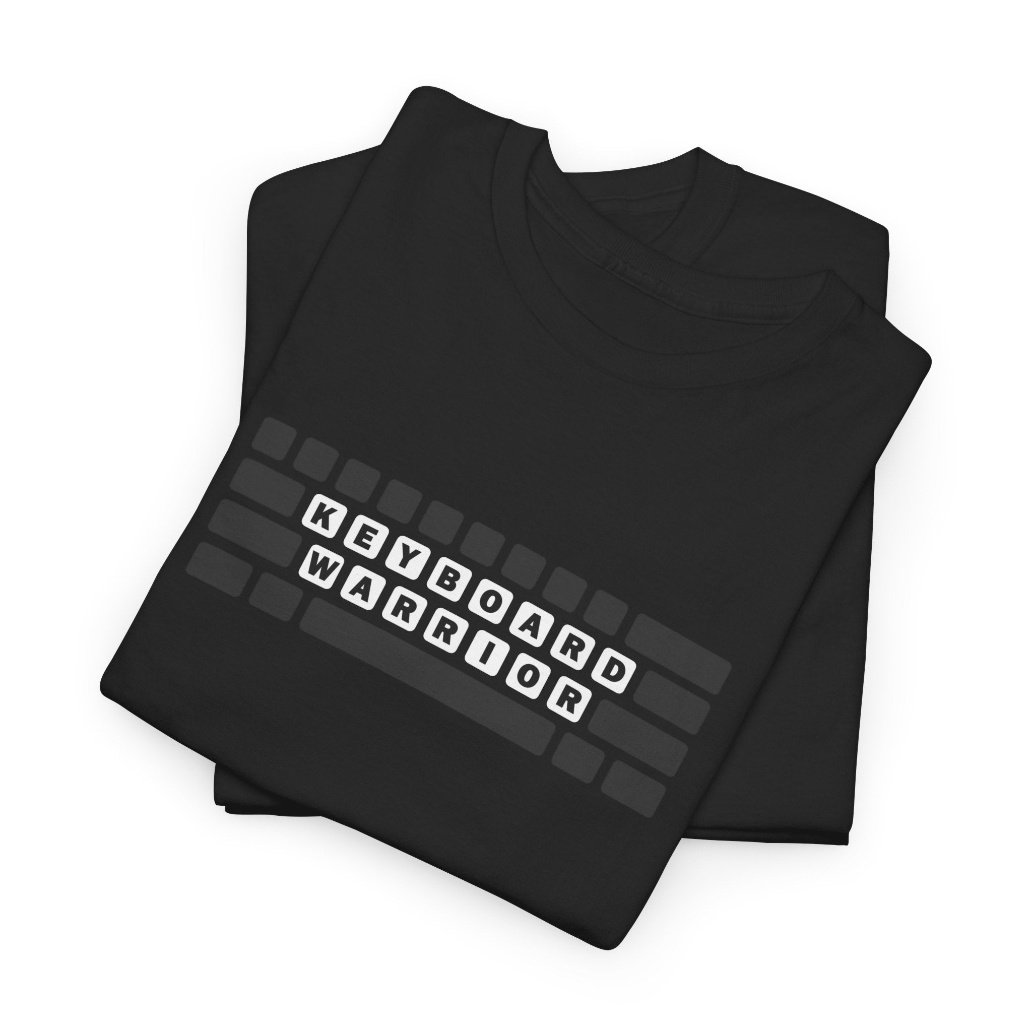 Keyboard Warrior Unisex Heavy Cotton Tee - Perfect for Gamers & Tech Lovers
