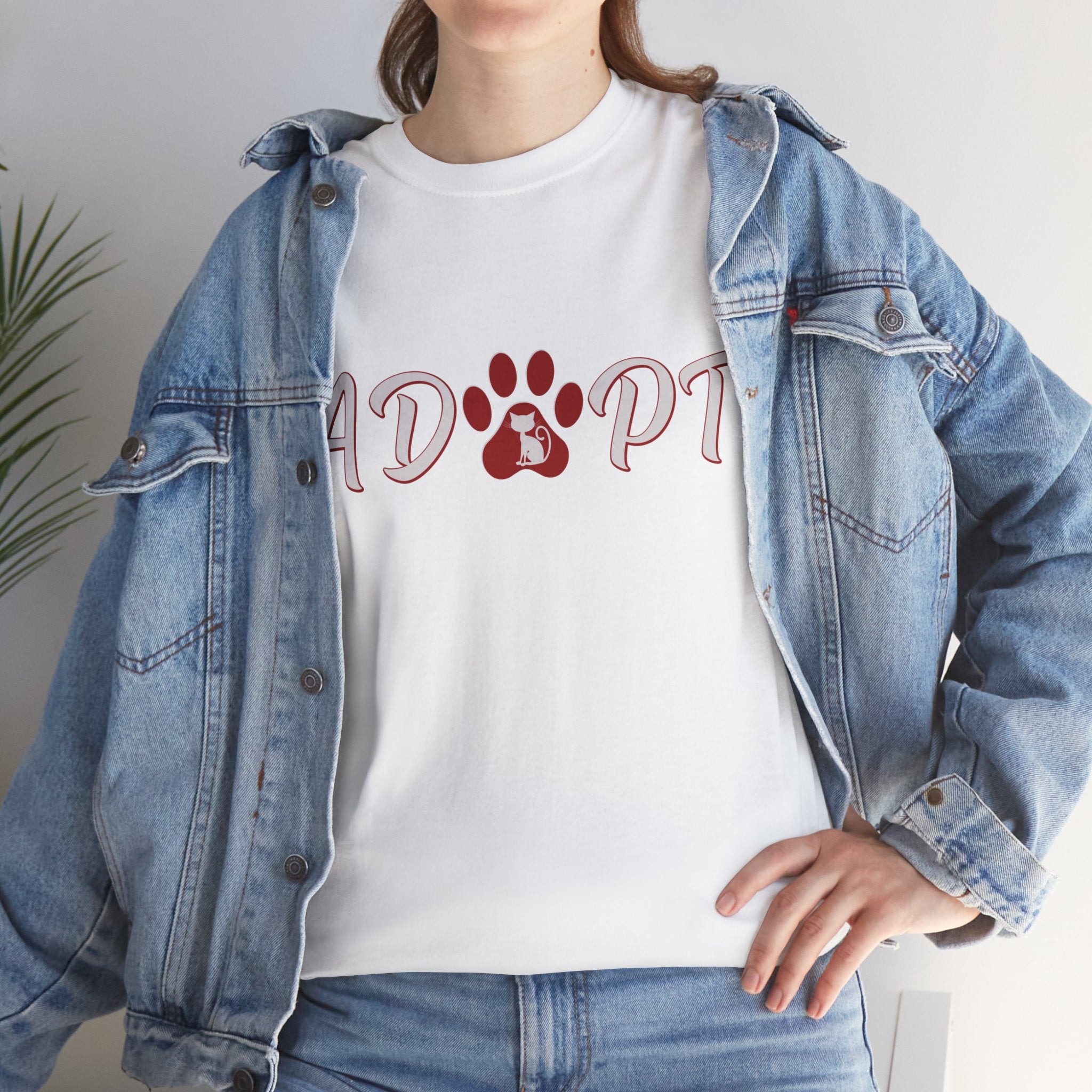 Adopt Pet Lover Unisex Heavy Cotton Tee - Support Animal Adoption