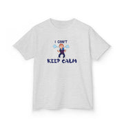 Kids Motivational T-Shirt - 'I Can't Keep Calm' Fun Tee for Active Kids