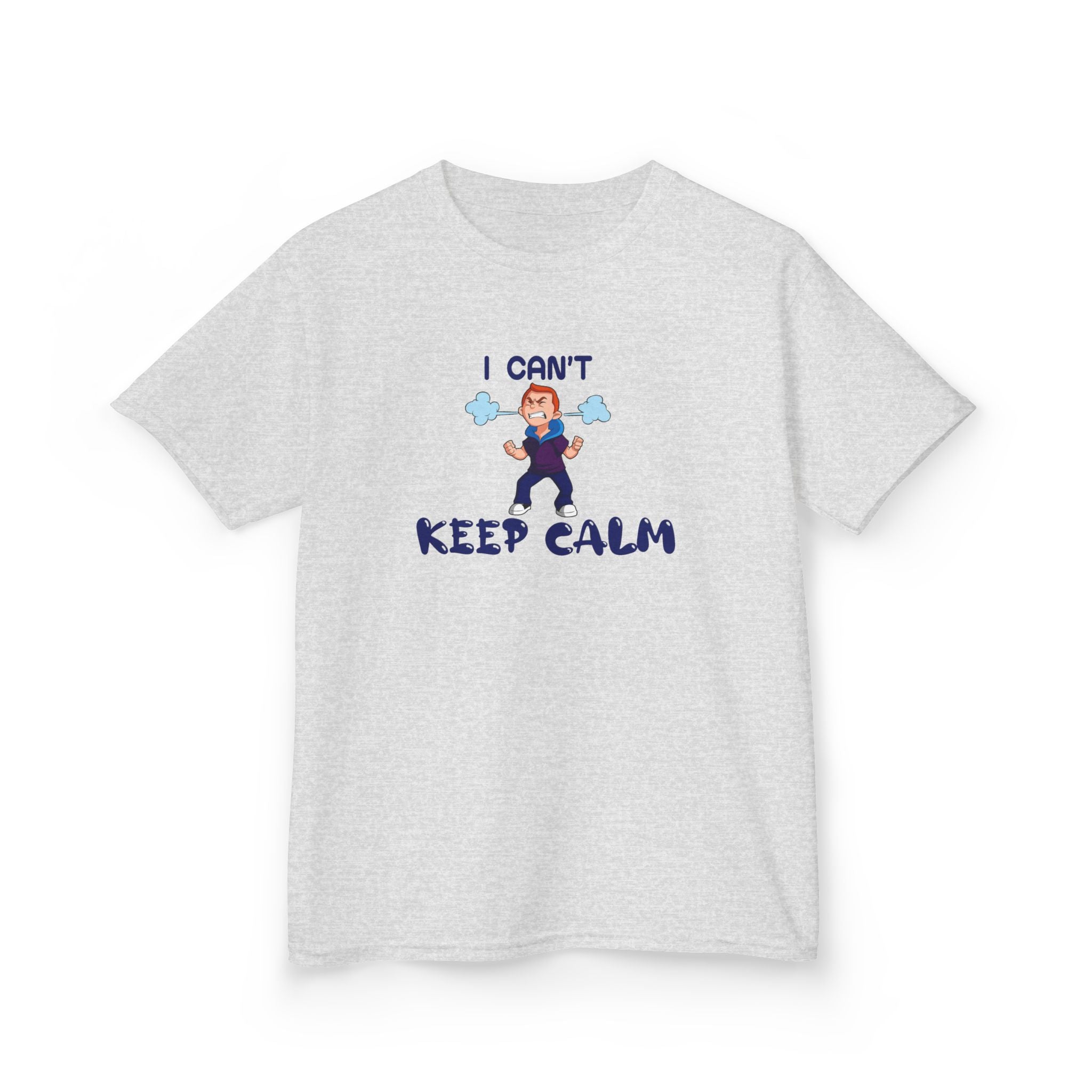Kids Motivational T-Shirt - 'I Can't Keep Calm' Fun Tee for Active Kids