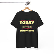 Motivational Unisex Heavy Cotton Tee - Strength & Resilience Inspired Shirt
