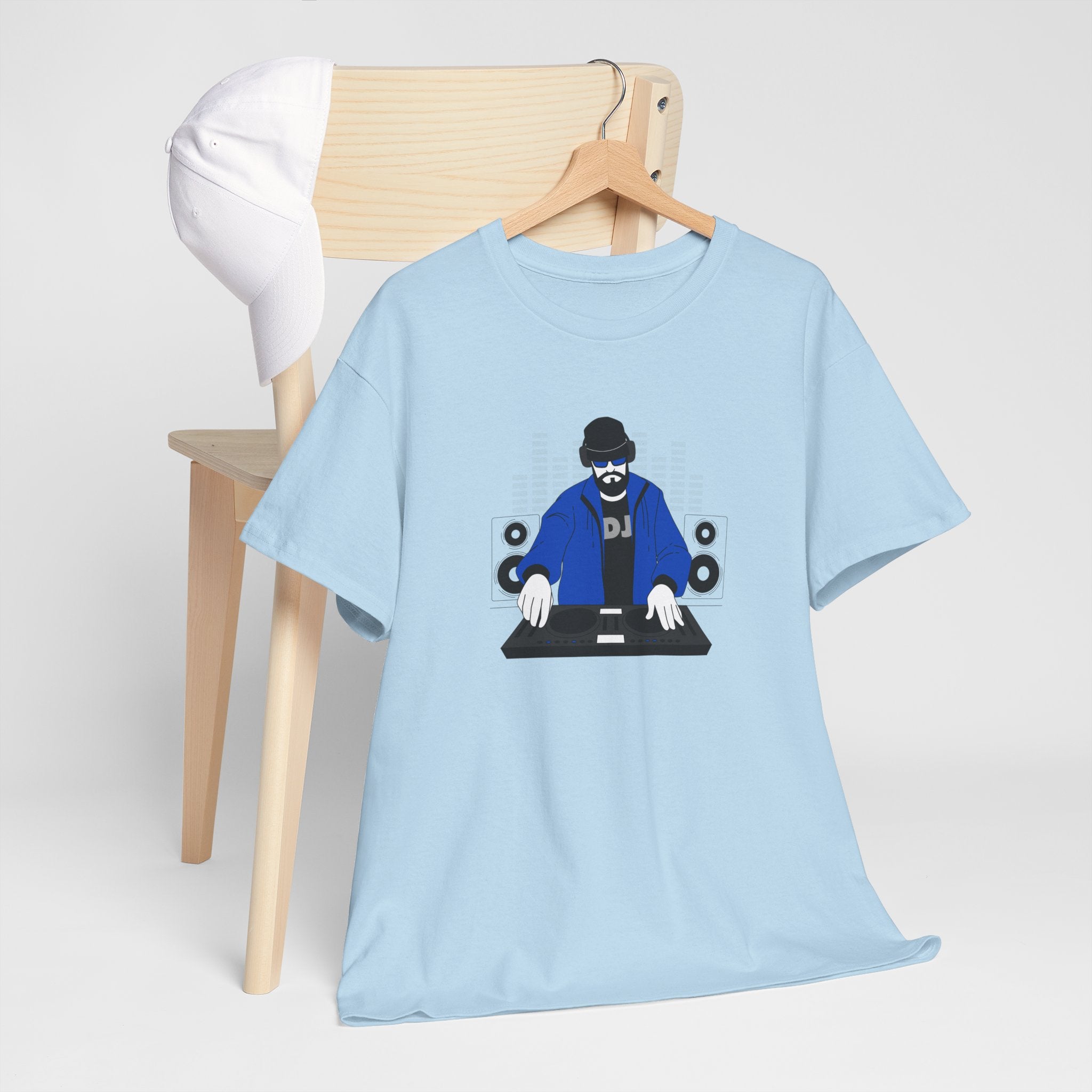DJ Vibes Unisex Heavy Cotton Tee - Perfect for Music Lovers