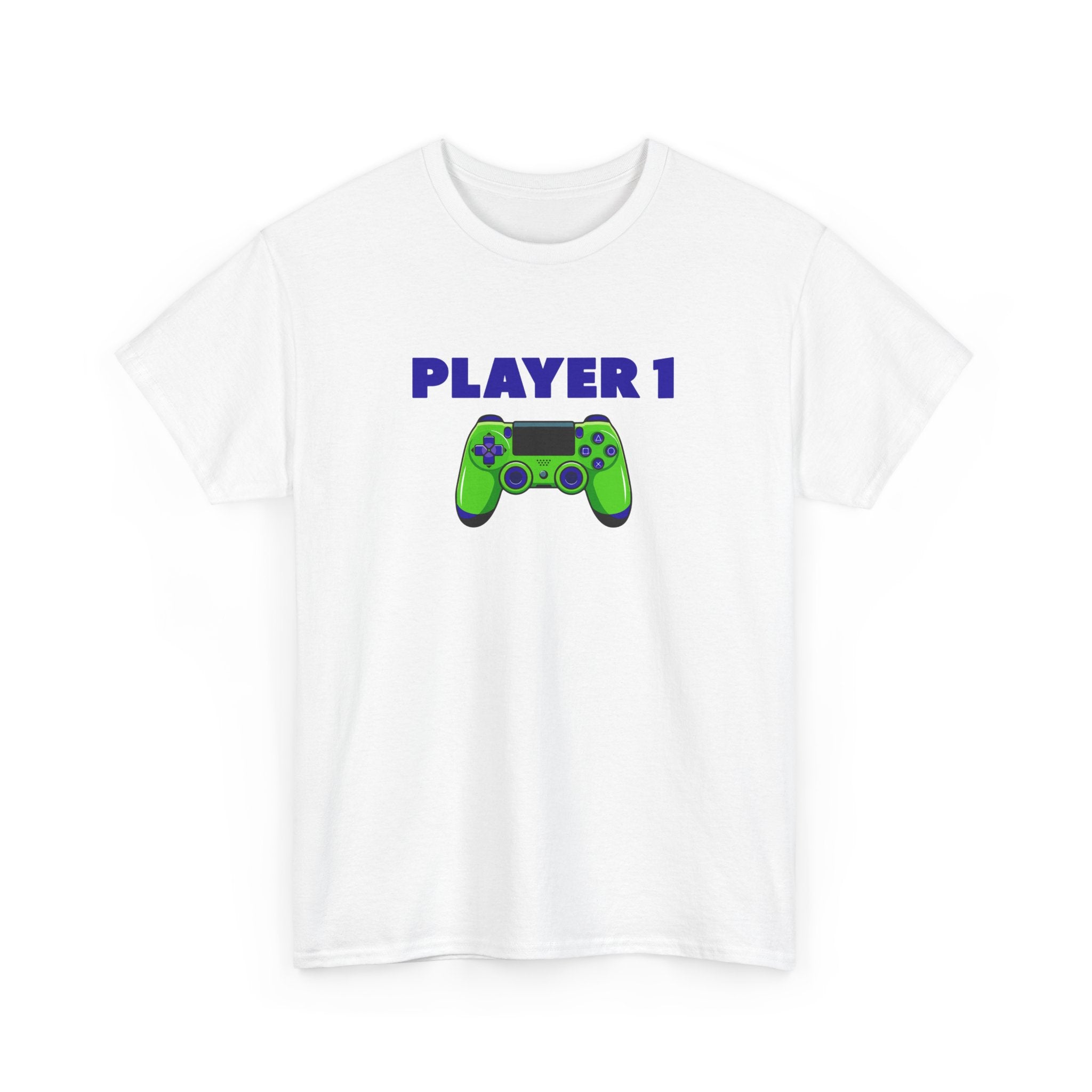 Gamer Unisex Heavy Cotton Tee - Player 1 Controller Design