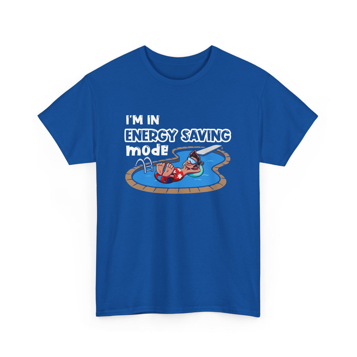 Energy Saving Mode – Funny Lazy Tee