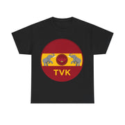 TVK Elephant Logo T‑Shirt — Retro Badge Graphic Tee