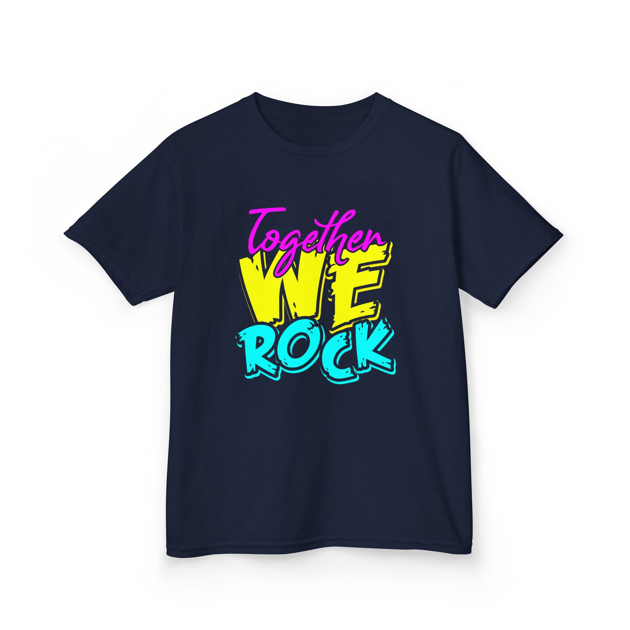 Kids Heavy Cotton™ Tee - "Together We Rock" Fun Graphic Tee for Kids
