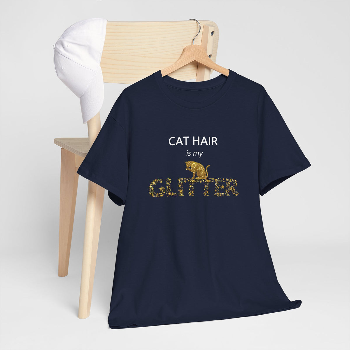 Cat Hair Is My Glitter – Cat Lover Tee