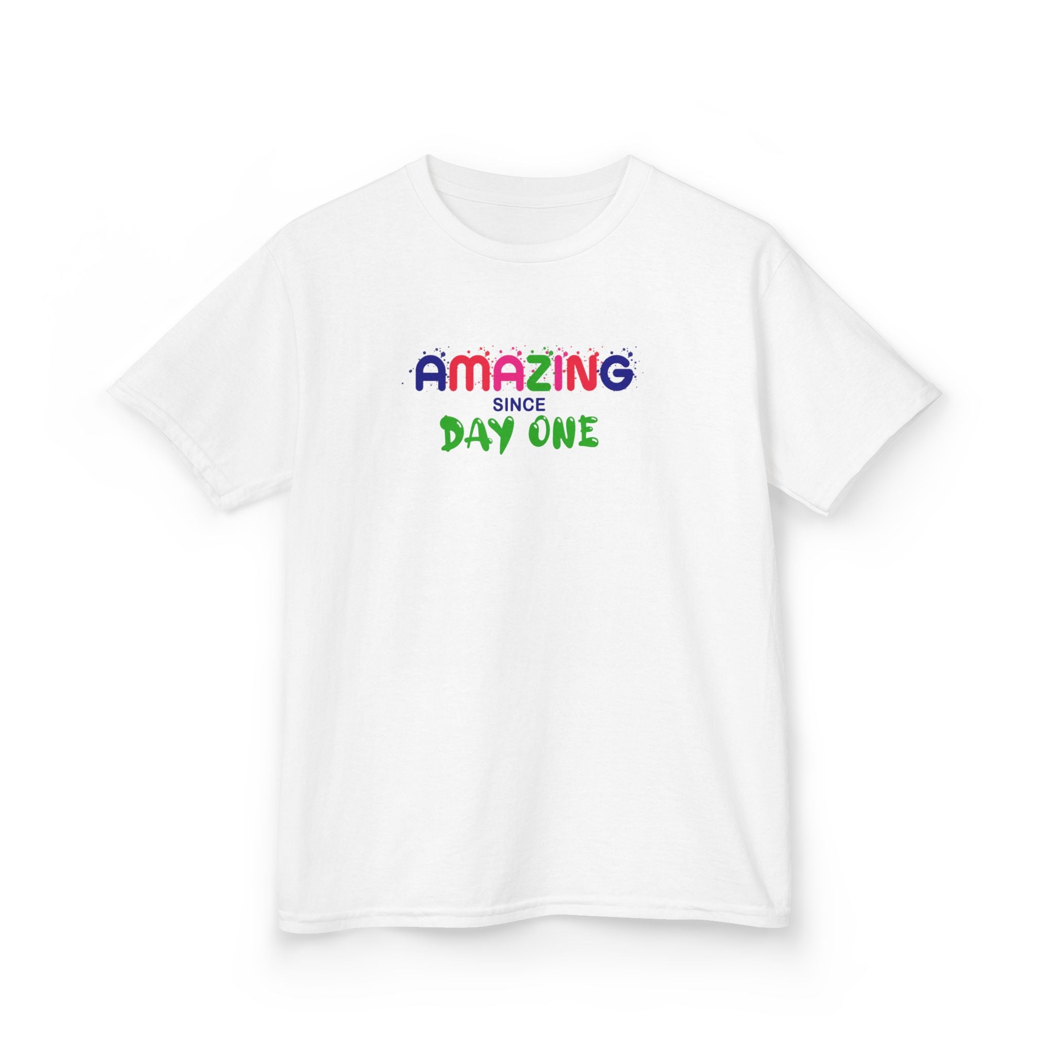 Amazing Since Day One Kids Tee - Perfect for Birthdays & Celebrations