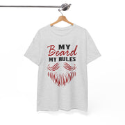 My Beard My Rules Unisex Heavy Cotton Tee - Perfect Gift for Beard Enthusiasts
