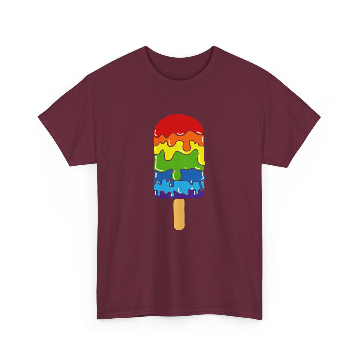 Rainbow Popsicle – Summer Graphic Tee