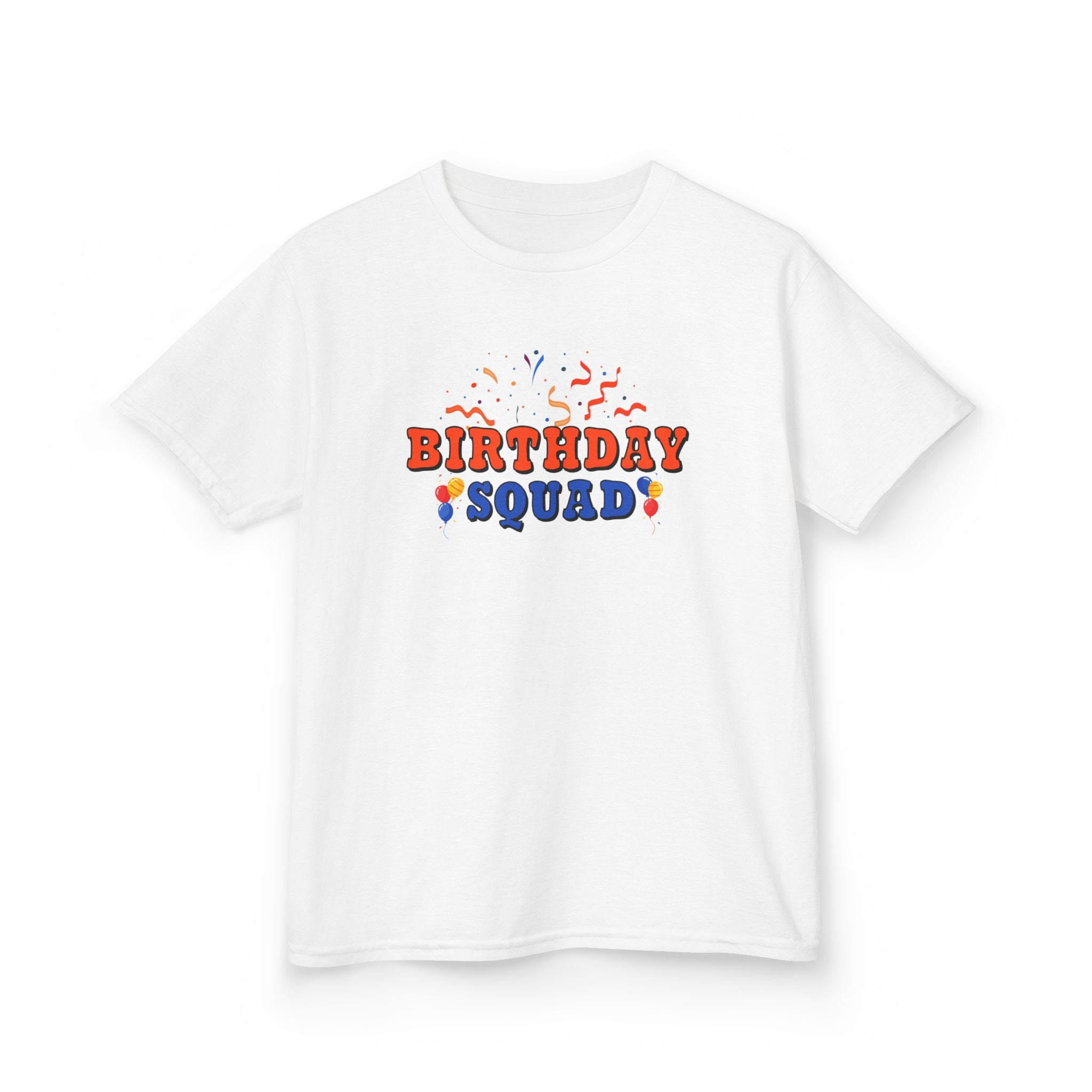 Kids Birthday Squad Tee - Celebrate with Fun and Festivity