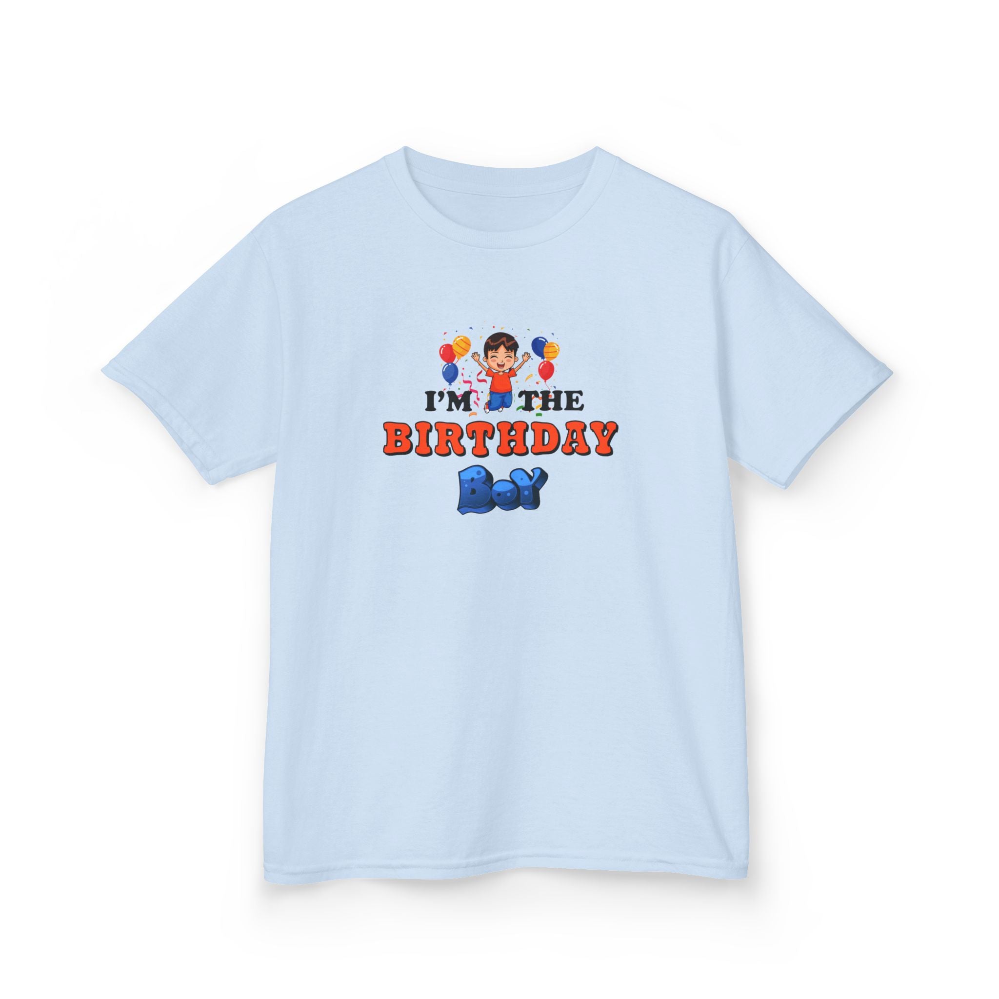 Birthday Boy Kids Tee - Fun Heavy Cotton T-Shirt for Celebrations