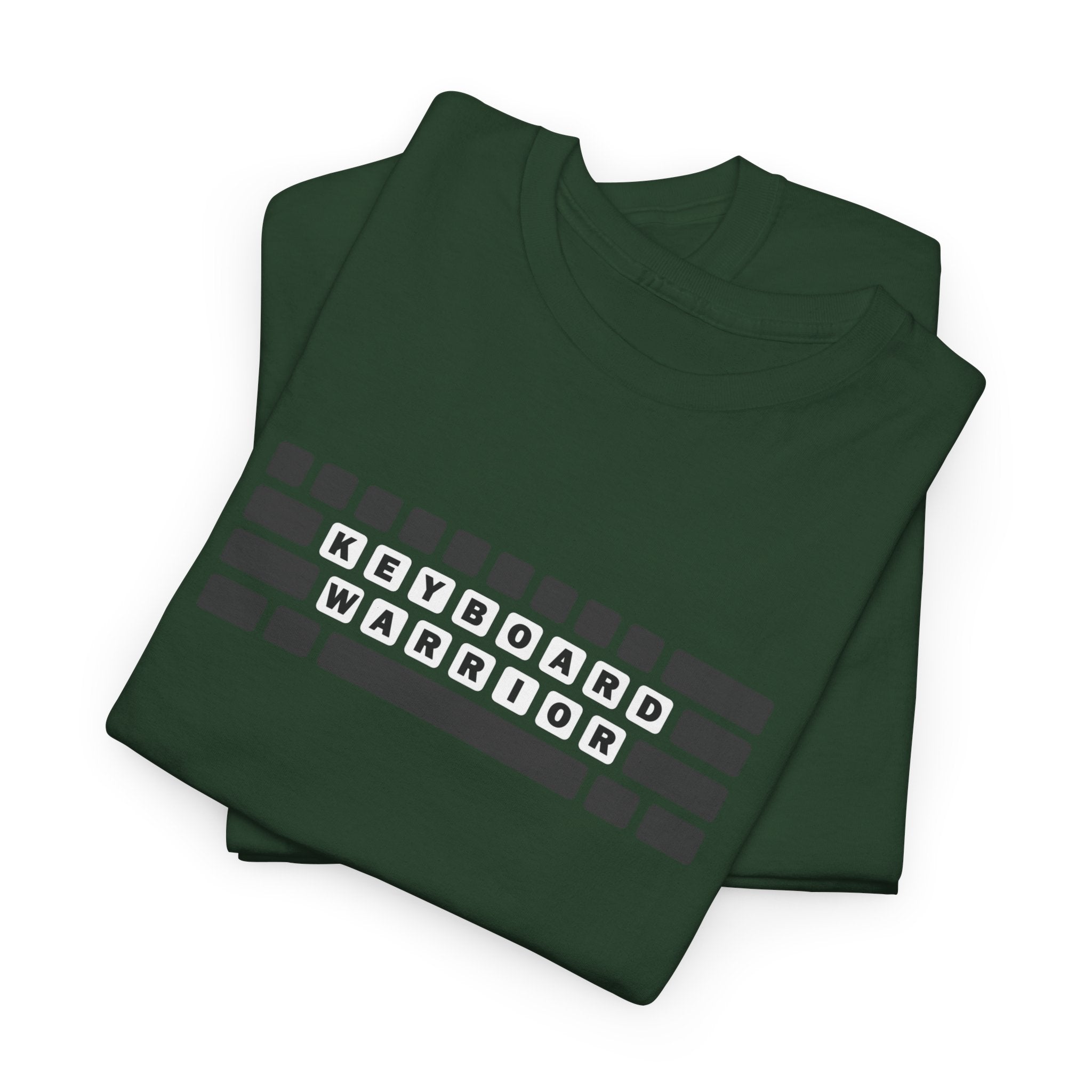 Keyboard Warrior Unisex Heavy Cotton Tee - Perfect for Gamers & Tech Lovers