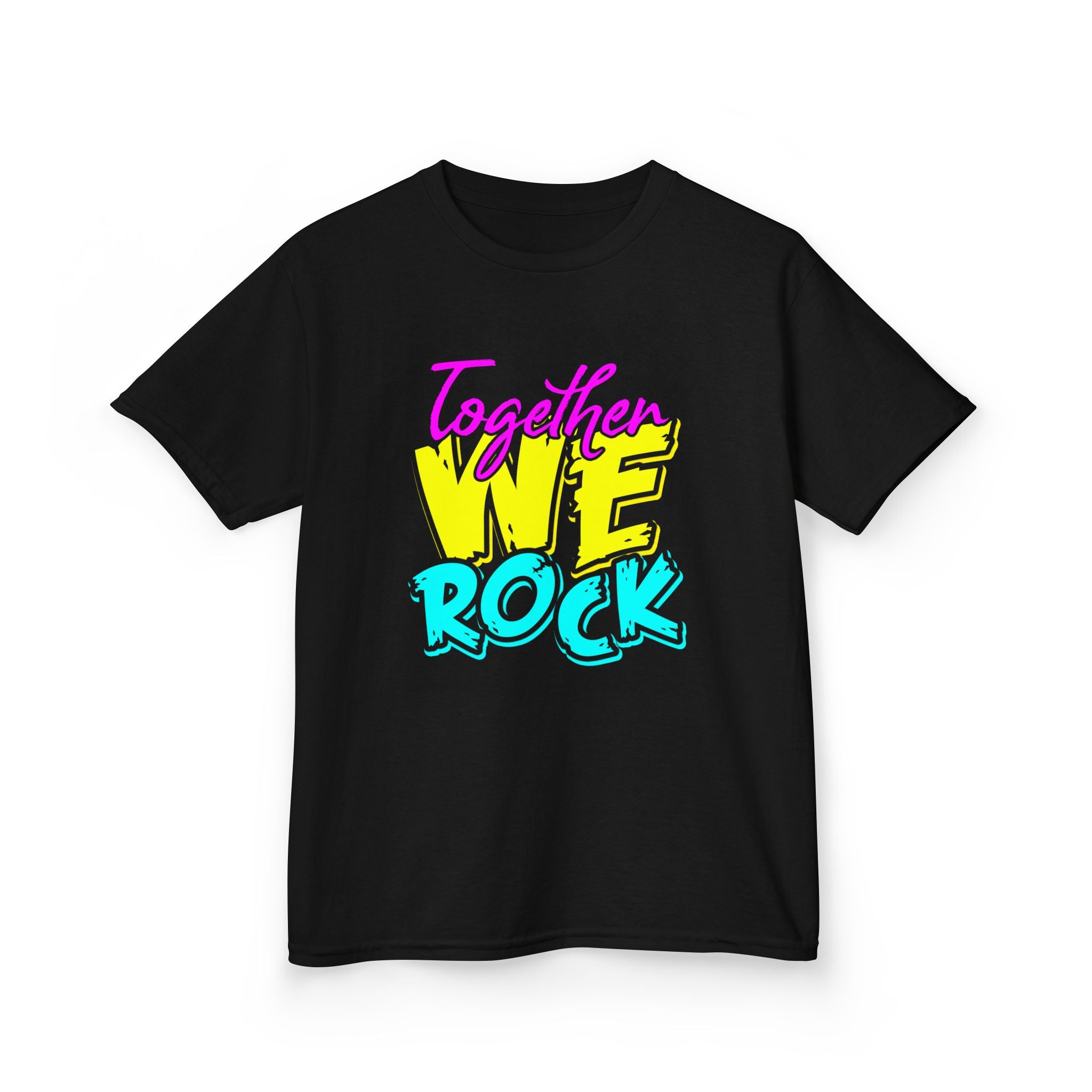 Kids Heavy Cotton™ Tee - "Together We Rock" Fun Graphic Tee for Kids