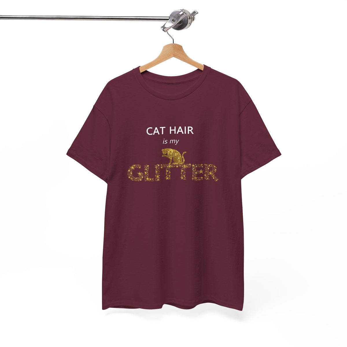 Cat Hair Is My Glitter – Cat Lover Tee