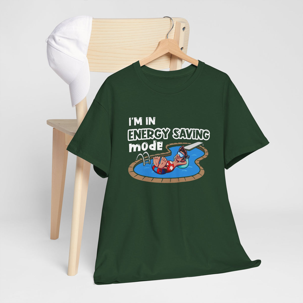 Energy Saving Mode – Funny Lazy Tee