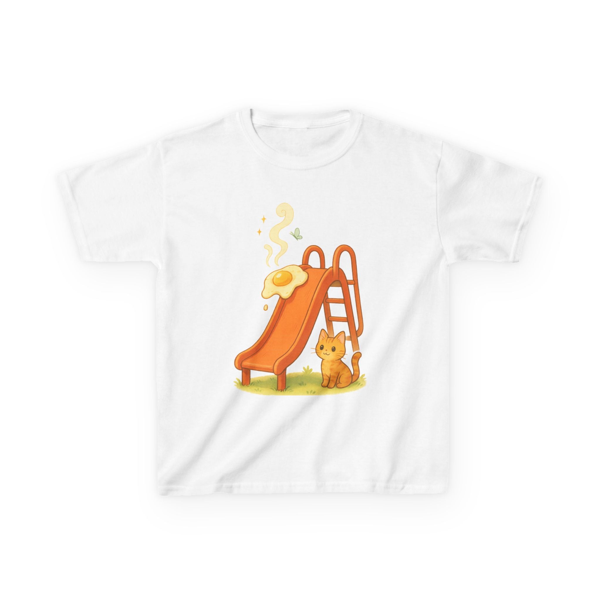 Sunny Slide Kids Tee, Fun Animal Tee, Playful Cotton Shirt, Cute Kids Clothing, Birthday Gift for Children