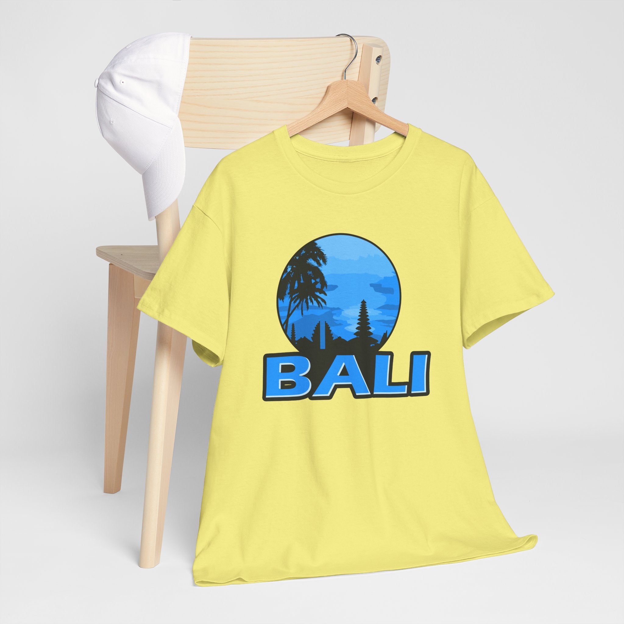 Bali Sunset Unisex Heavy Cotton Tee - Beach Vibes Travel Shirt