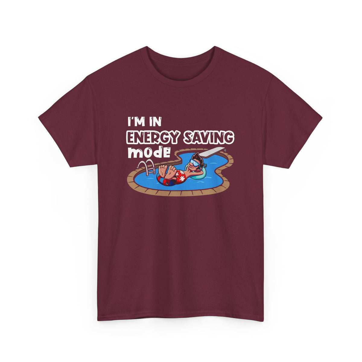 Energy Saving Mode – Funny Lazy Tee