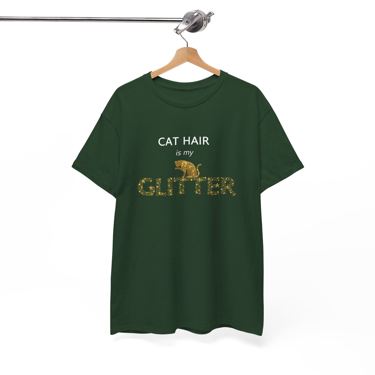 Cat Hair Is My Glitter – Cat Lover Tee