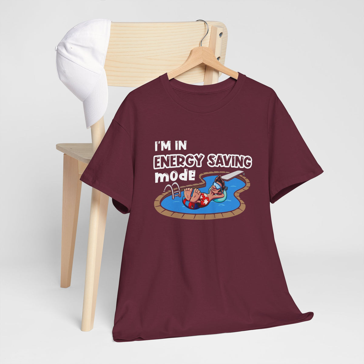 Energy Saving Mode – Funny Lazy Tee