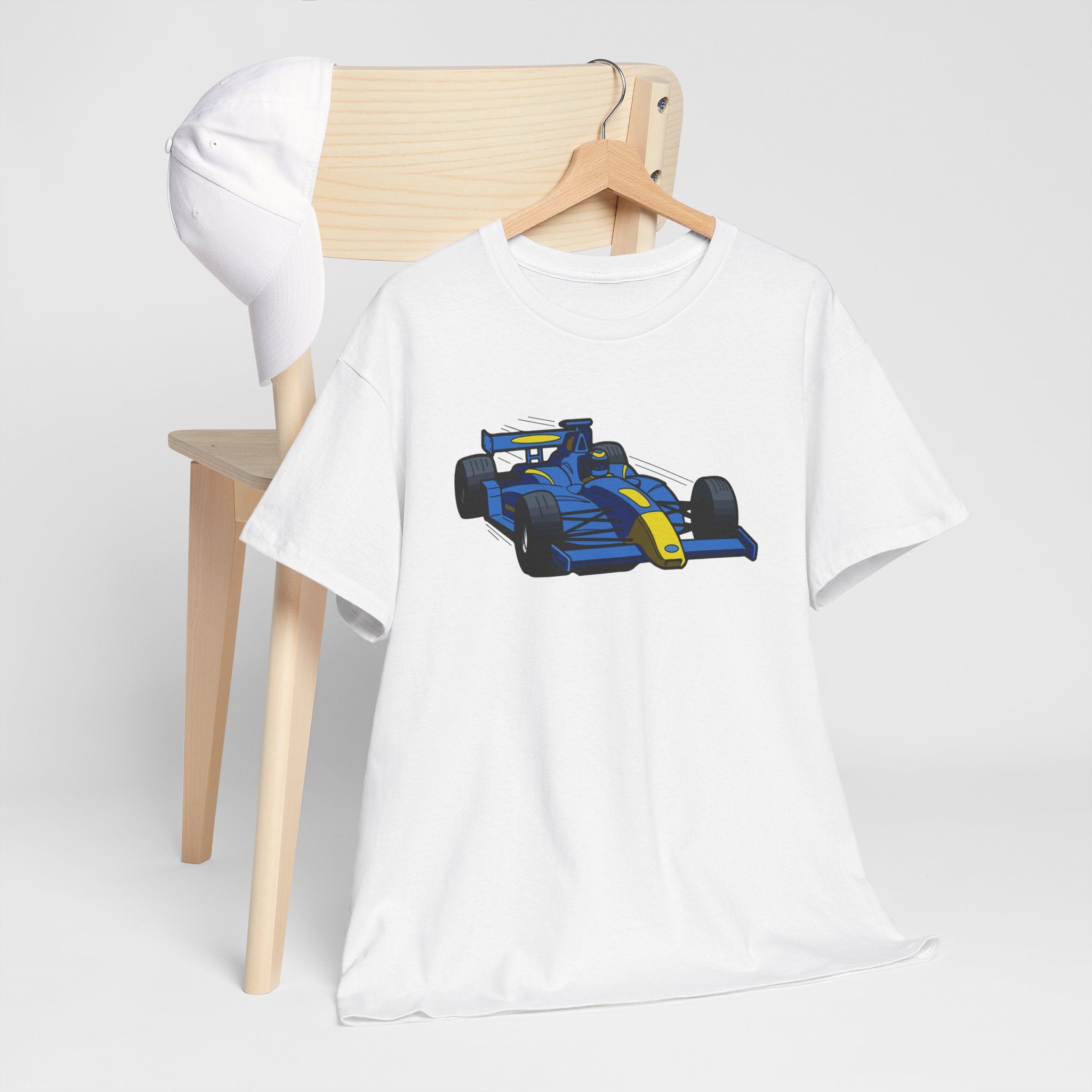 Racing Car Unisex Heavy Cotton Tee - Perfect Gift for Motorsports Enthusiasts