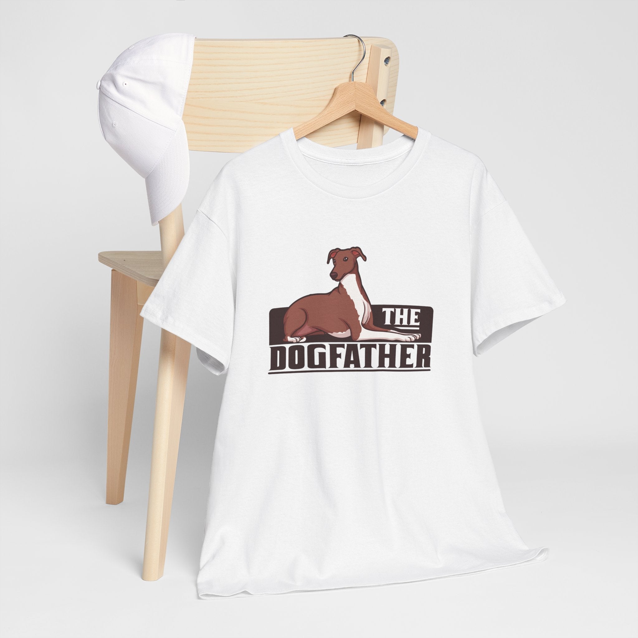 The Dogfather Unisex Heavy Cotton Tee - Perfect Gift for Dog Lovers