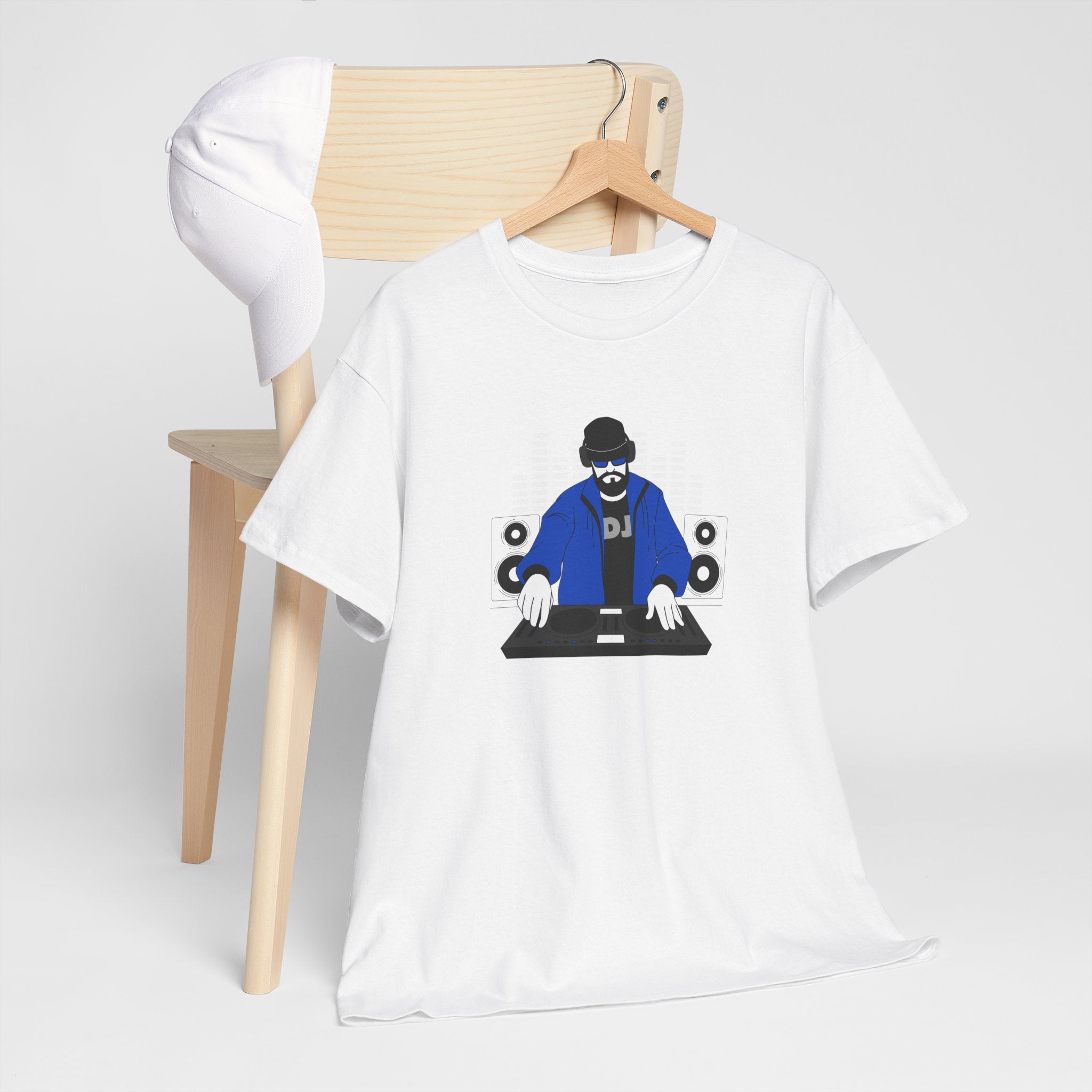 DJ Vibes Unisex Heavy Cotton Tee - Perfect for Music Lovers