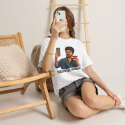 Selfie Vijay Holding TVK Flag Graphic Tee