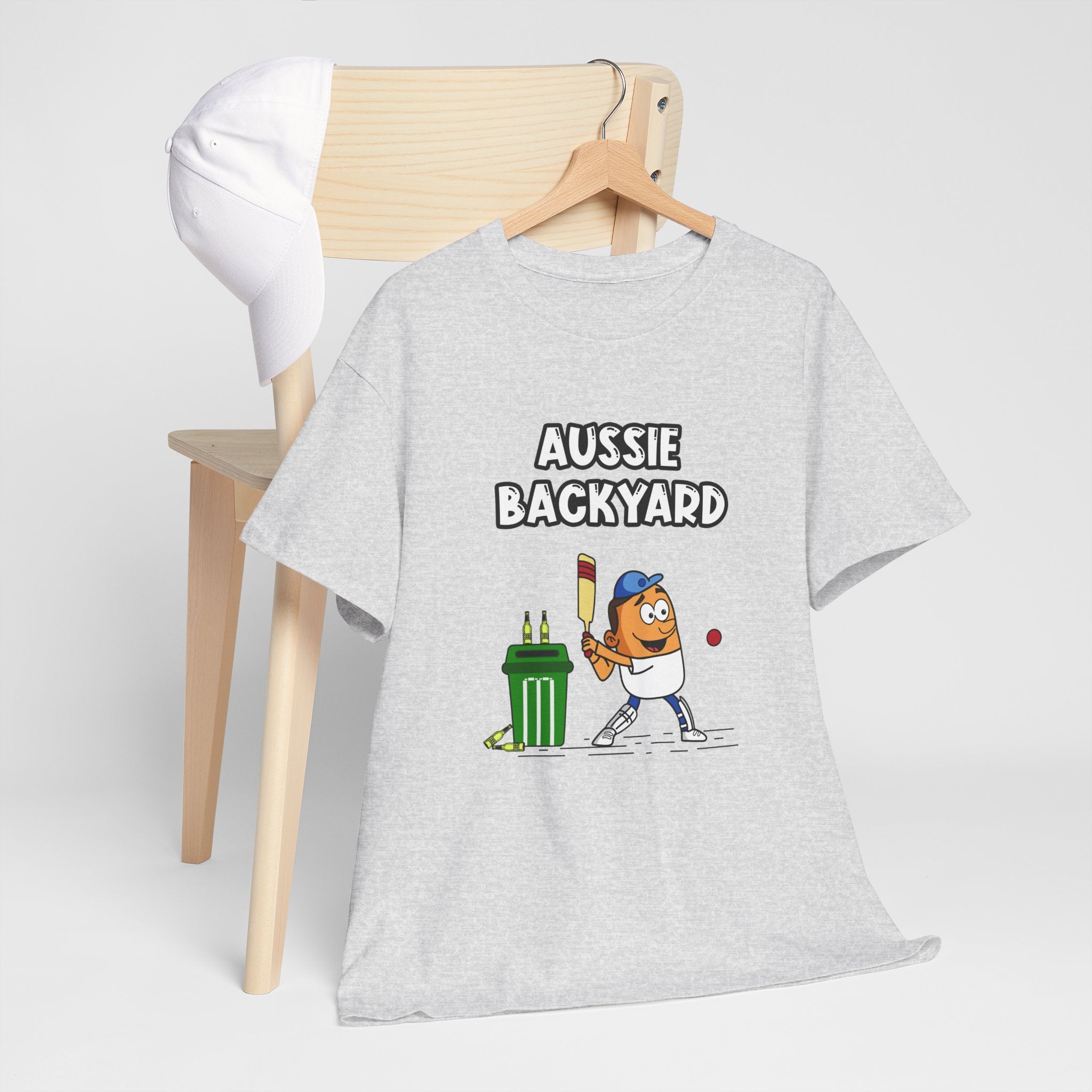 Aussie Backyard Unisex Heavy Cotton Tee - Fun, Casual Apparel for Sports Lovers
