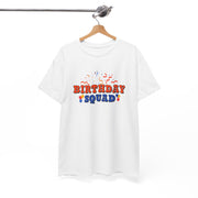 Birthday Squad Unisex Heavy Cotton Tee | Fun Party T-Shirt for Celebrations