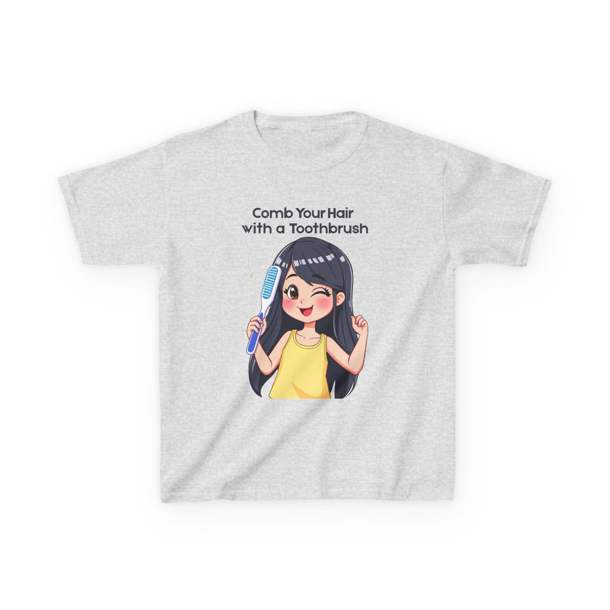 Toothbrush Time – Kids Cartoon Tee