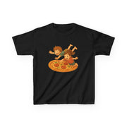 Kids Pizza Party Tee, Fun Kids T-Shirt, Playful Cotton Tee, Pizza Lover's Gift, Birthday Shirt, Summer Playwear