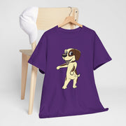 Playful Dog Graphic Unisex Heavy Cotton Tee - Perfect for Pet Lovers