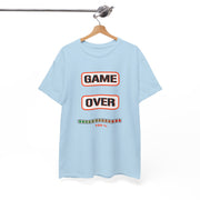 Game Over Unisex Cotton Tee, Gamer Shirt, Casual Tee, Video Game Gift, Funny T-shirt, Birthday Gift for Gamers