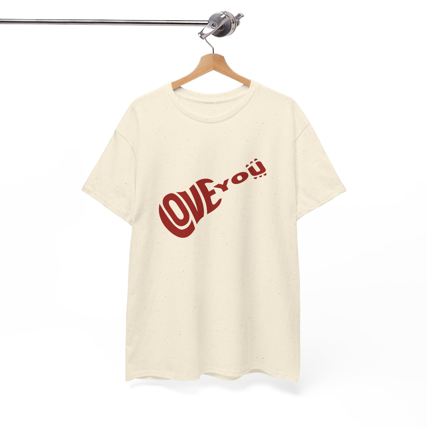 Love You Guitar Graphic Unisex Heavy Cotton Tee