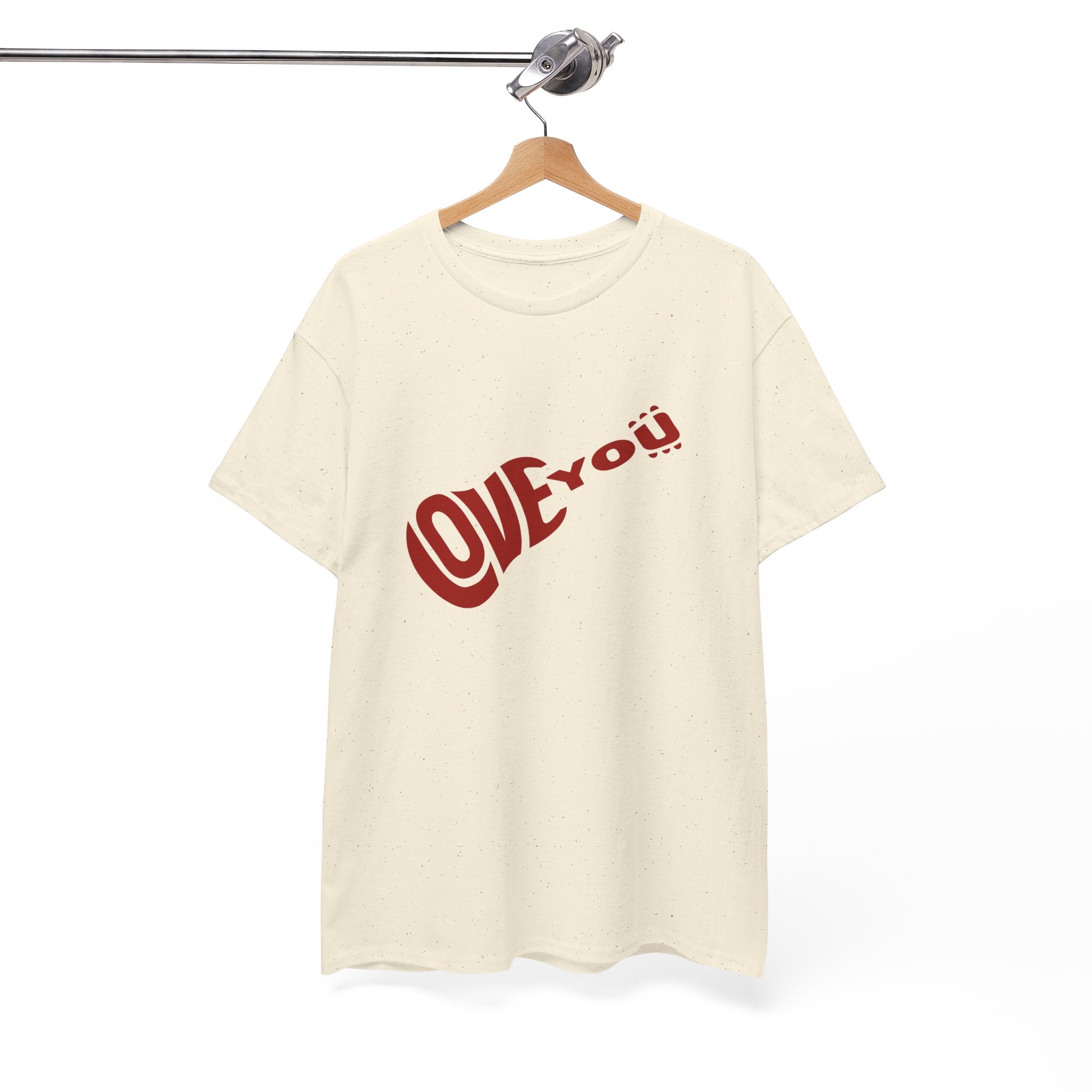 Love You Guitar Graphic Unisex Heavy Cotton Tee