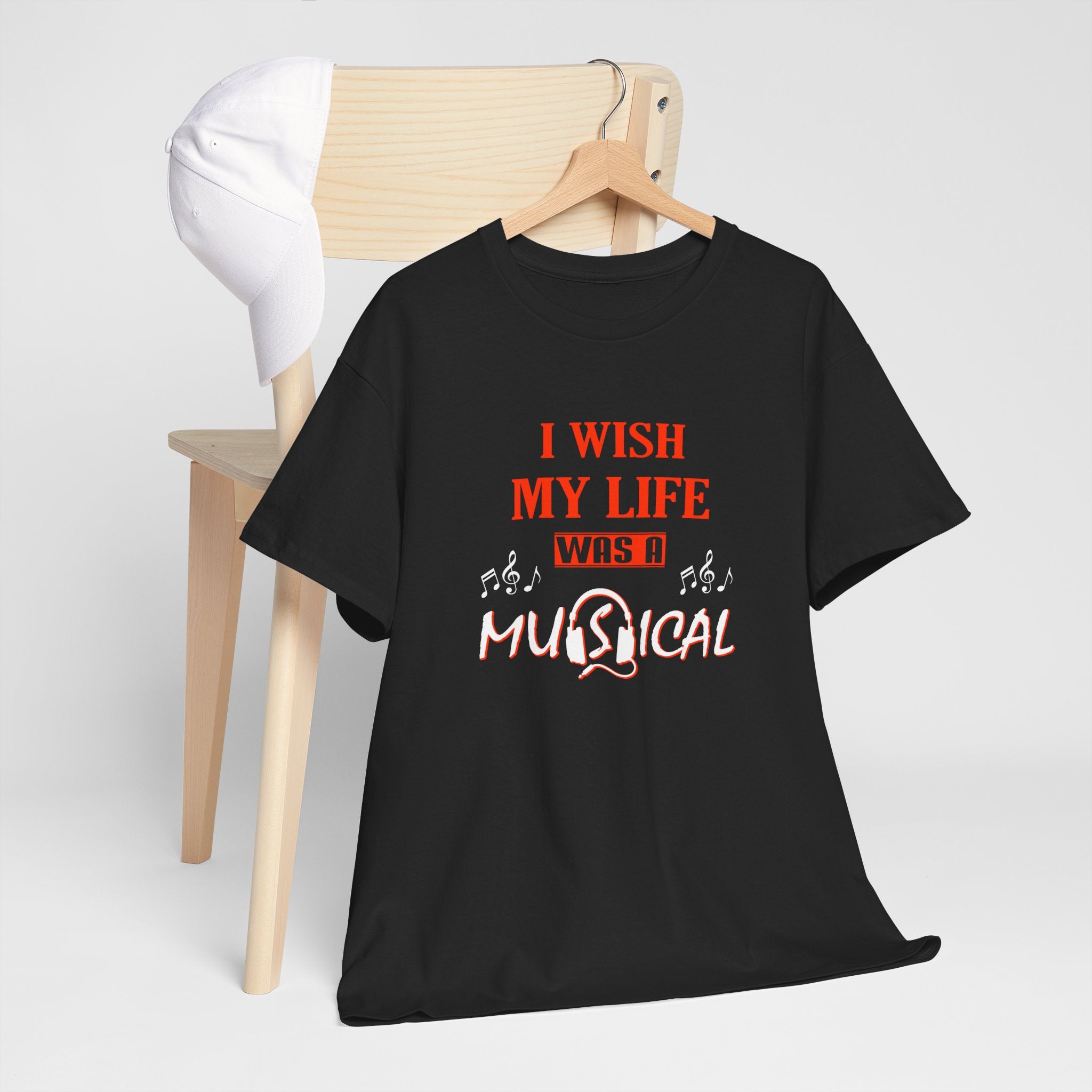I Wish My Life Was a Musical Unisex Heavy Cotton Tee