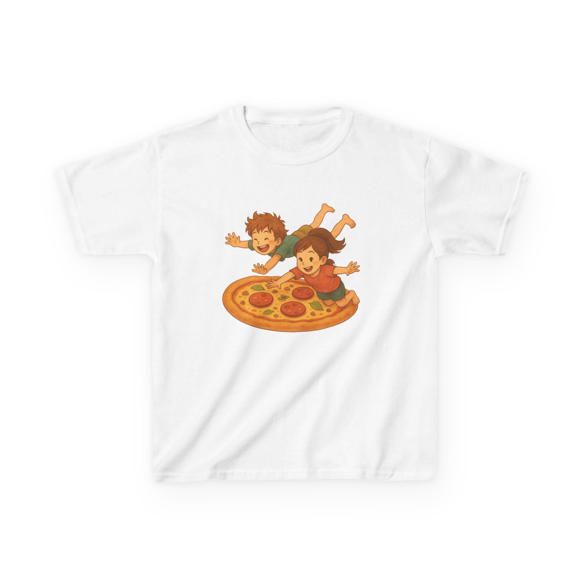 Kids Pizza Party Tee, Fun Kids T-Shirt, Playful Cotton Tee, Pizza Lover's Gift, Birthday Shirt, Summer Playwear