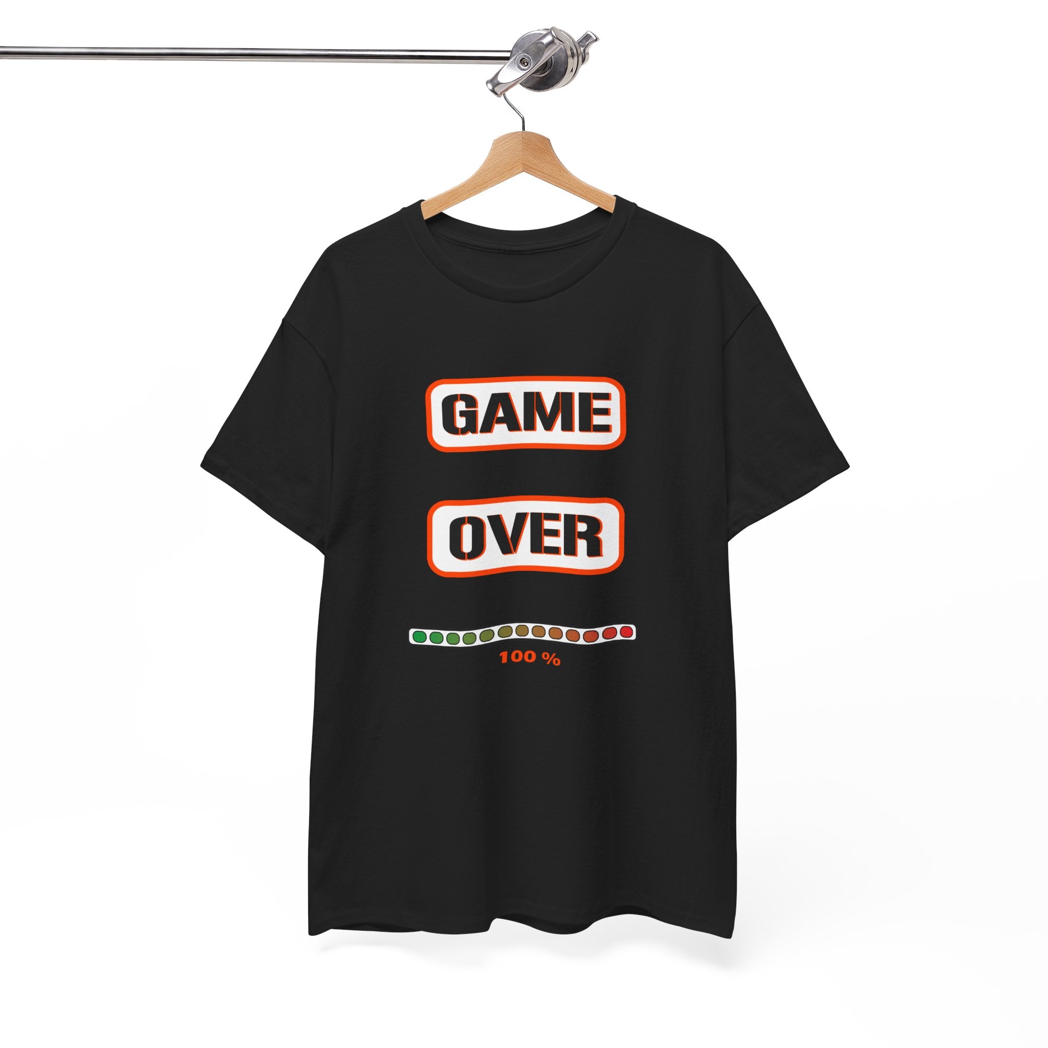 Game Over Unisex Cotton Tee, Gamer Shirt, Casual Tee, Video Game Gift, Funny T-shirt, Birthday Gift for Gamers