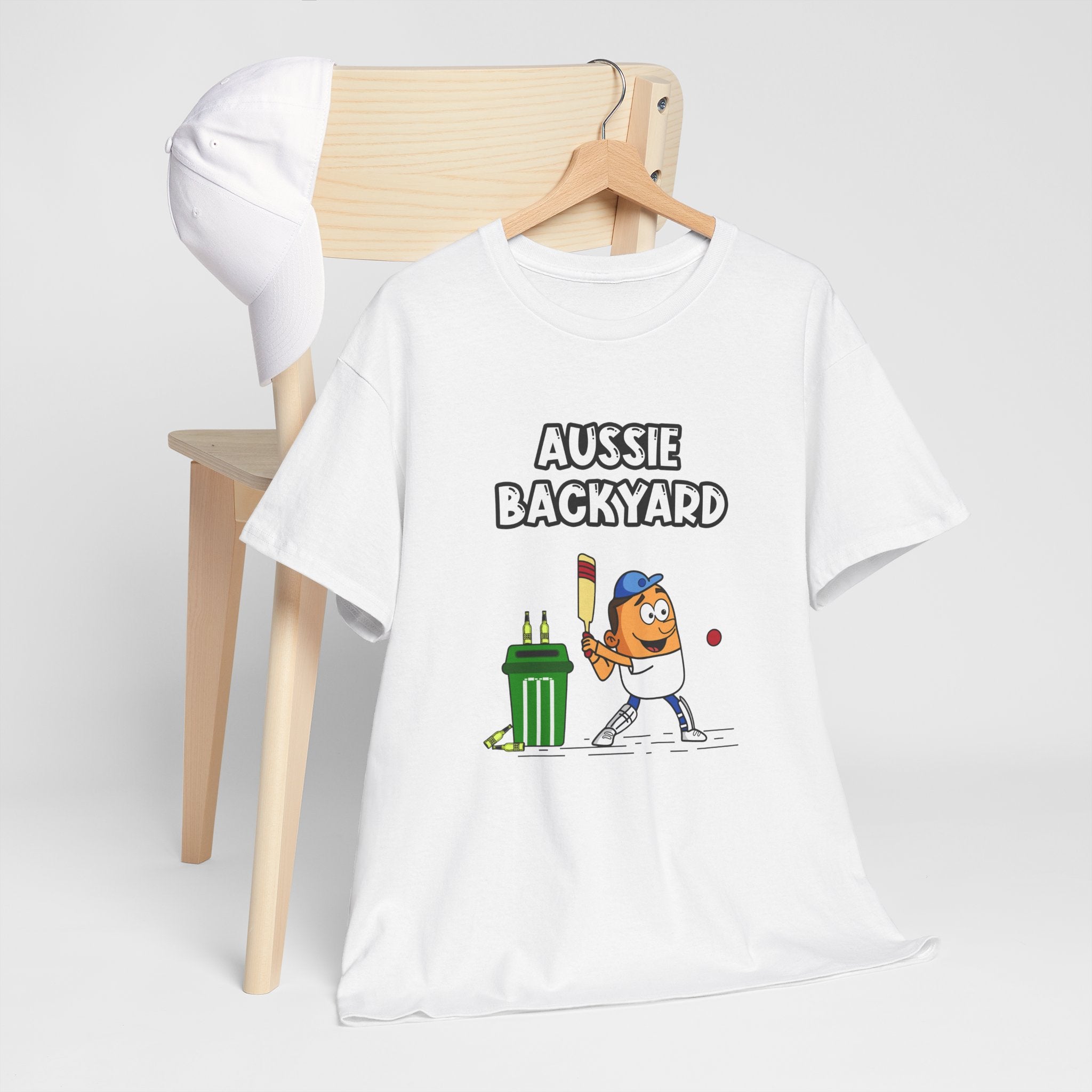 Aussie Backyard Unisex Heavy Cotton Tee - Fun, Casual Apparel for Sports Lovers