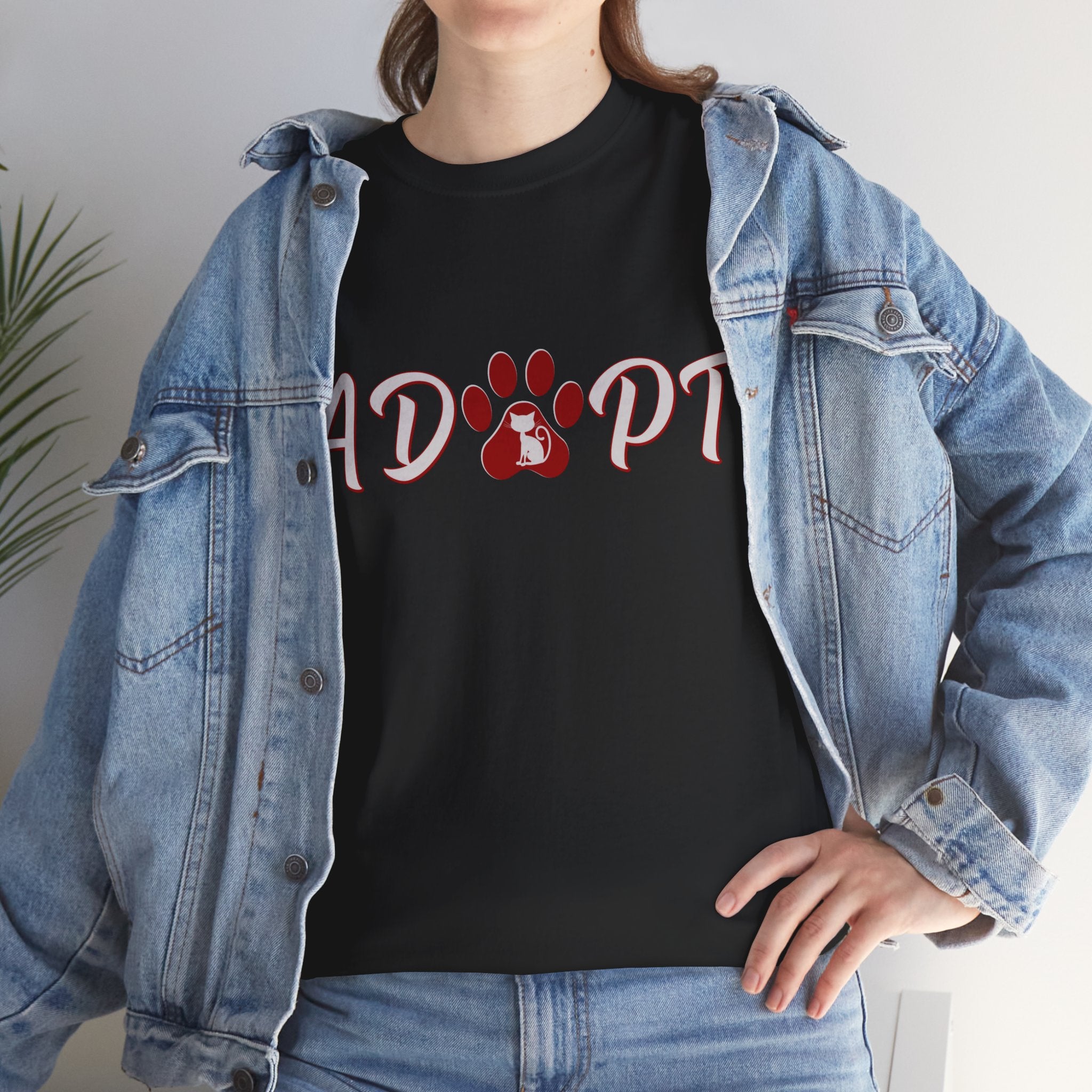 Adopt Pet Lover Unisex Heavy Cotton Tee - Support Animal Adoption