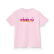 Kids Installing Friday Tee - Fun Cotton Shirt for Weekend Vibes