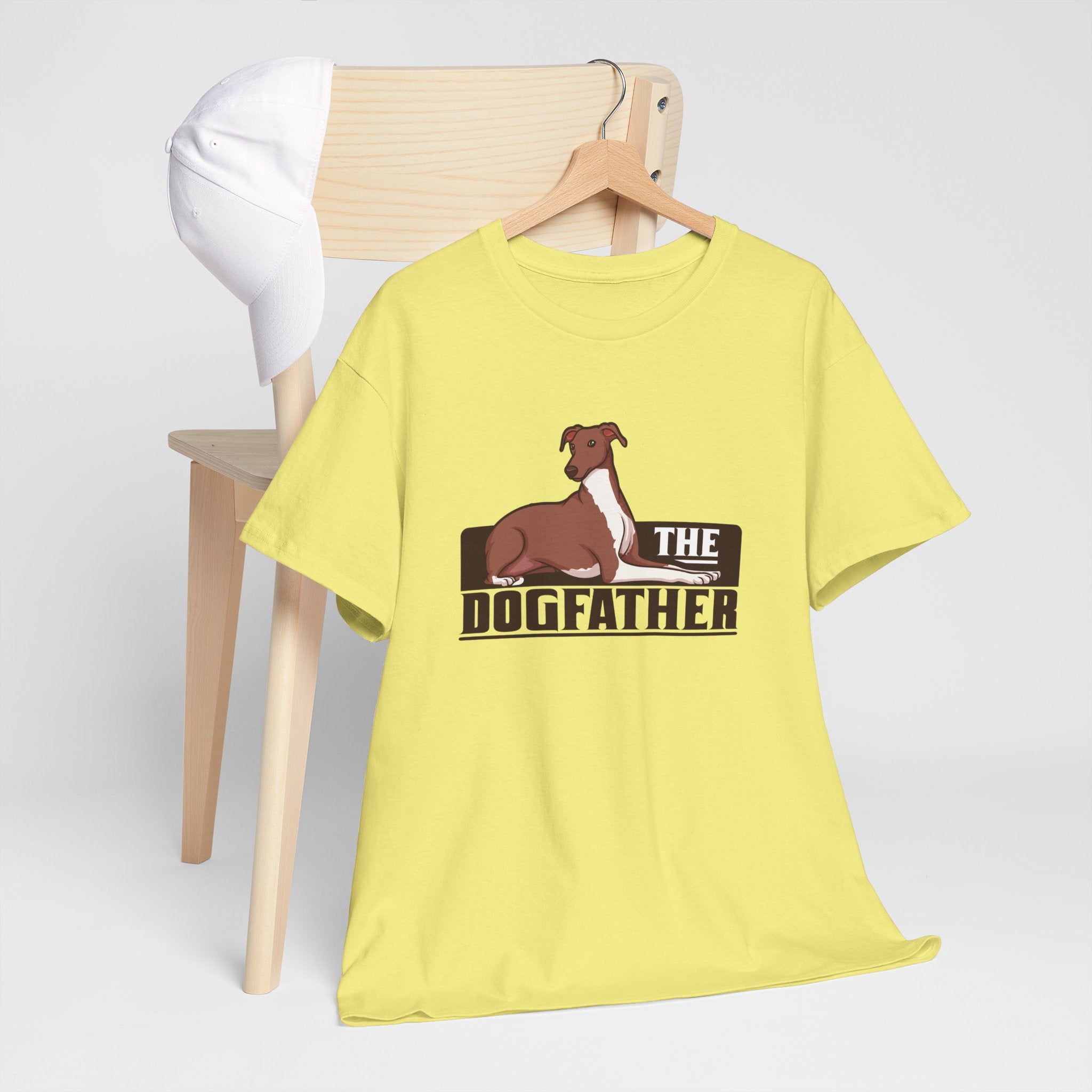 The Dogfather Unisex Heavy Cotton Tee - Perfect Gift for Dog Lovers