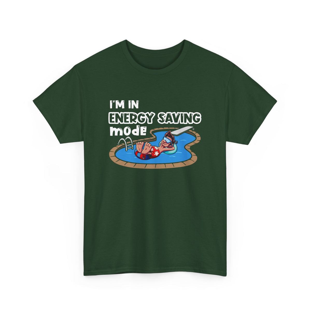 Energy Saving Mode – Funny Lazy Tee