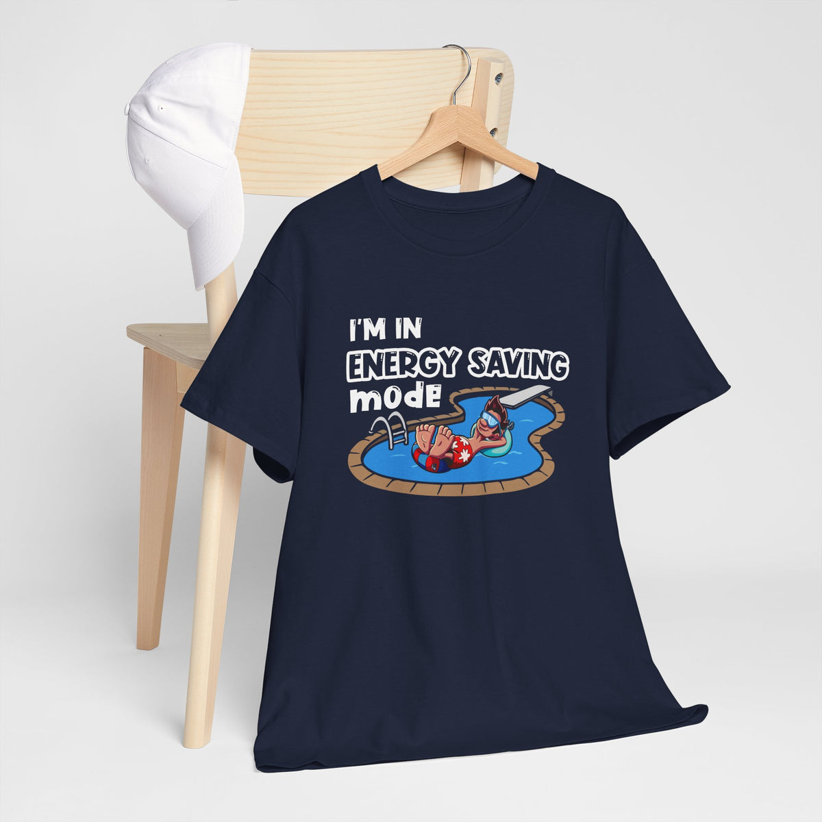 Energy Saving Mode – Funny Lazy Tee